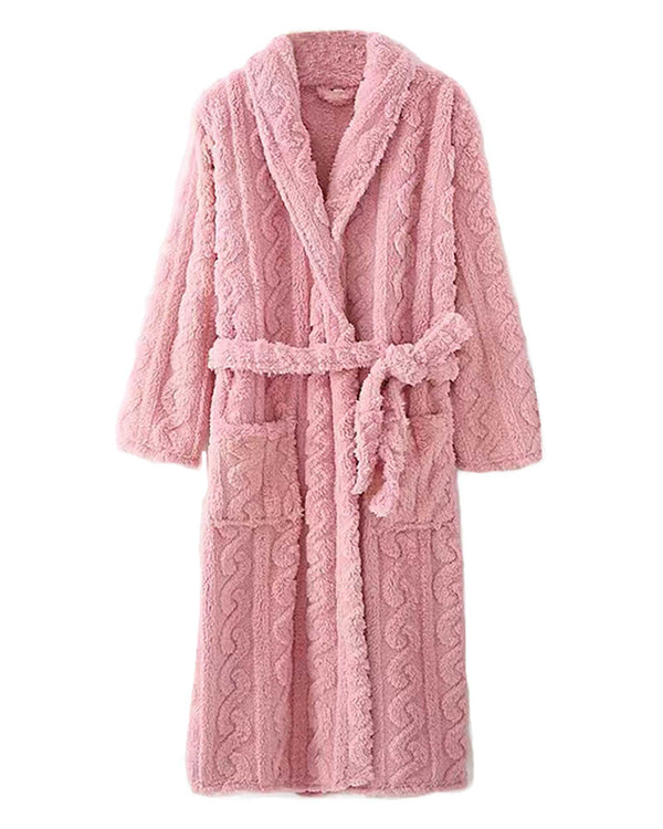 Millie Plush Robe Pink
