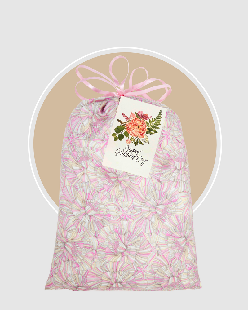 Mother's Day Short PJ Set Gift Bag Pink