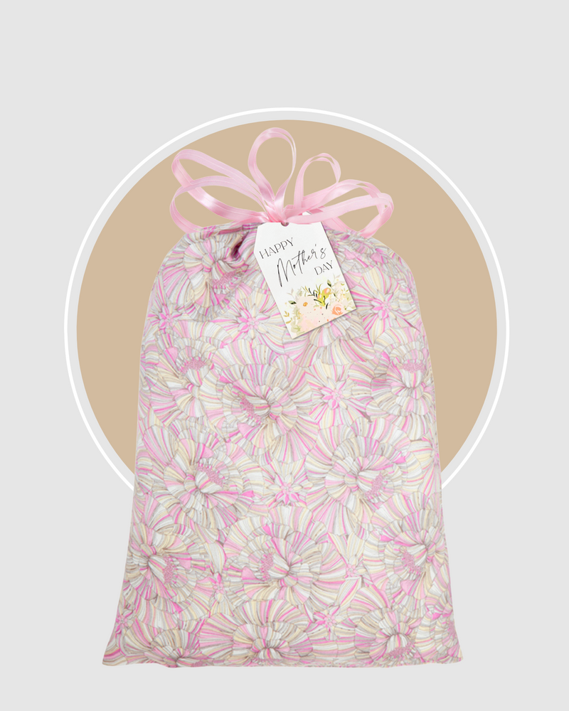 Mother's Day Short PJ Set Gift Bag Navy