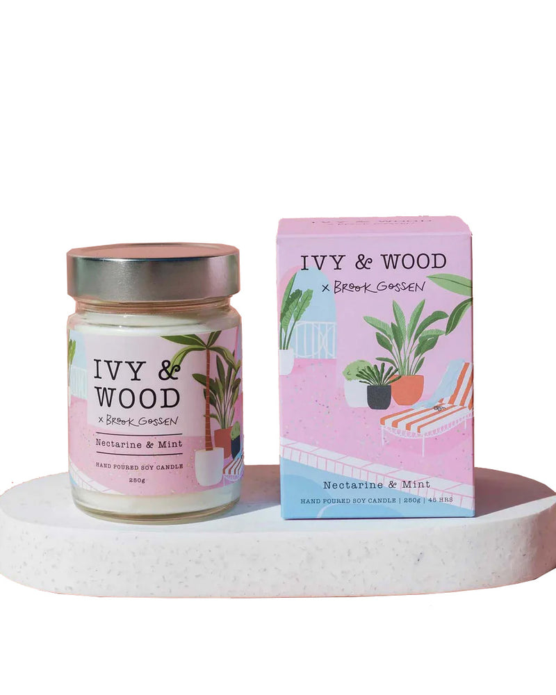 Bamboo PJ & Candle Gift Box Rose