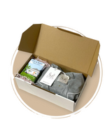 Bamboo Short PJ Set & Candle Gift Box Grey Marle