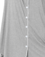 Bamboo SS Night Shirt & Candle Gift Box Grey Marle