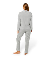 Chateaux Bamboo PJ Set Grey Marle