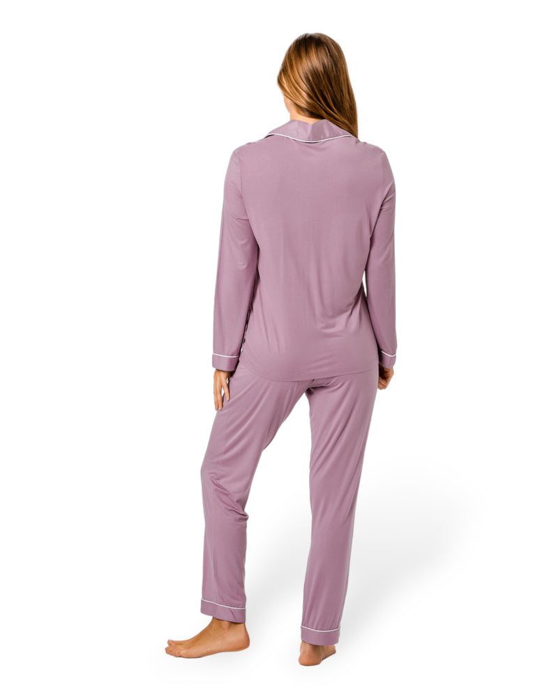 Chateaux Bamboo PJ Set Lilac