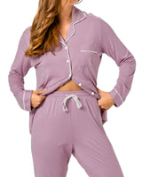 Chateaux Bamboo PJ Set Lilac