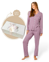 Bamboo PJ & Candle Gift Box Lilac