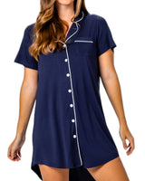 Belle Night Shirt Navy