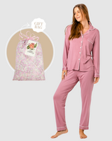 Mother's Day PJ Set Gift Bag Rose