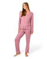 Chateaux Bamboo PJ Set Rose