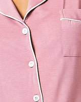Chateaux Short PJ Set Pink