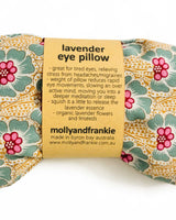 Lavender and Linseed Eye Pillow in Flowers Sage