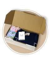 Bamboo PJ & Candle Gift Box Navy