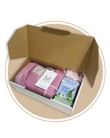 Bamboo Short PJ Set & Candle Gift Box Rose