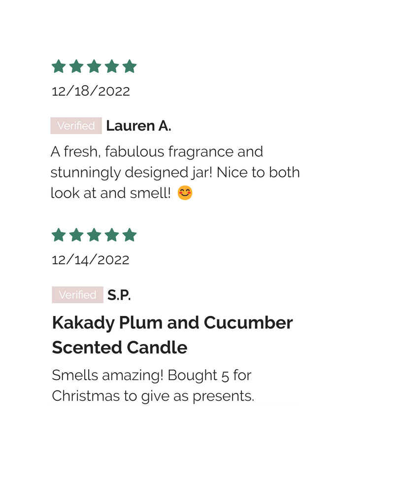 Australiana: Kakadu Plum & Cucumber Scented Candle