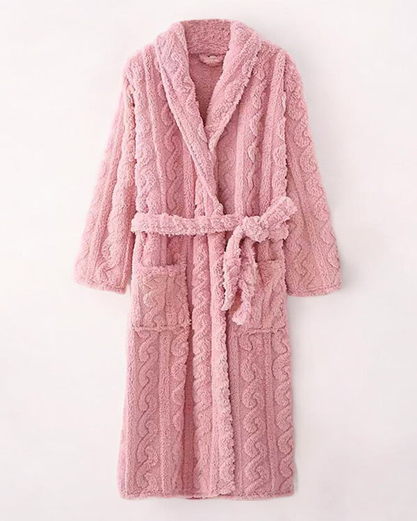 Millie Plush Robe Pink