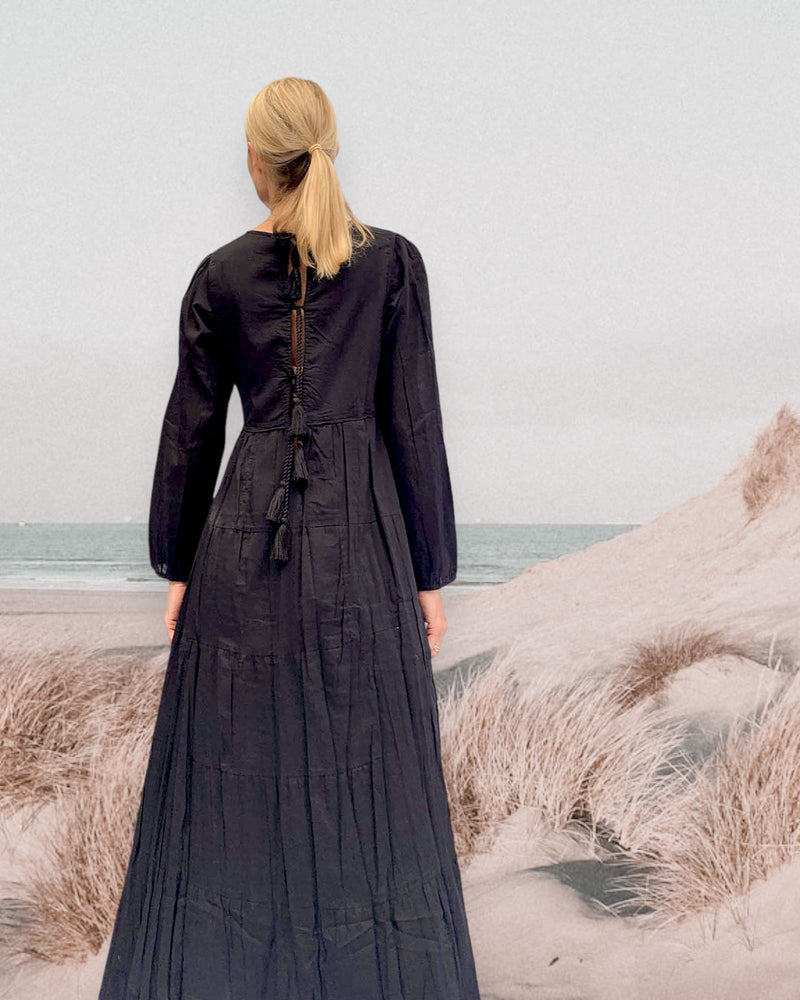 Santorini Dress Black