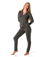 The Manor PJ Set | Charcoal