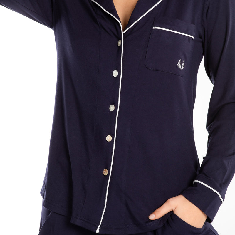 The Manor PJ Set | Navy