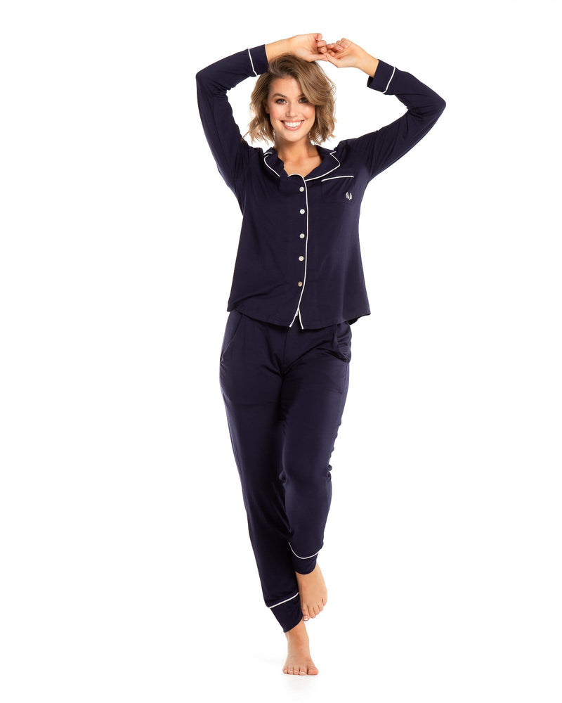 The Manor PJ Set | Navy