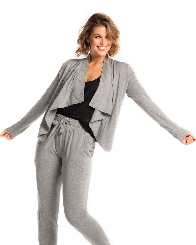 Wanderlust Travel Pant In Bag Grey Marle