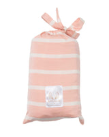 Emily Robe Pink - White - Deshabille Sleepwear